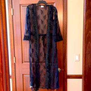 Black Lace Jacket / New With Tags
